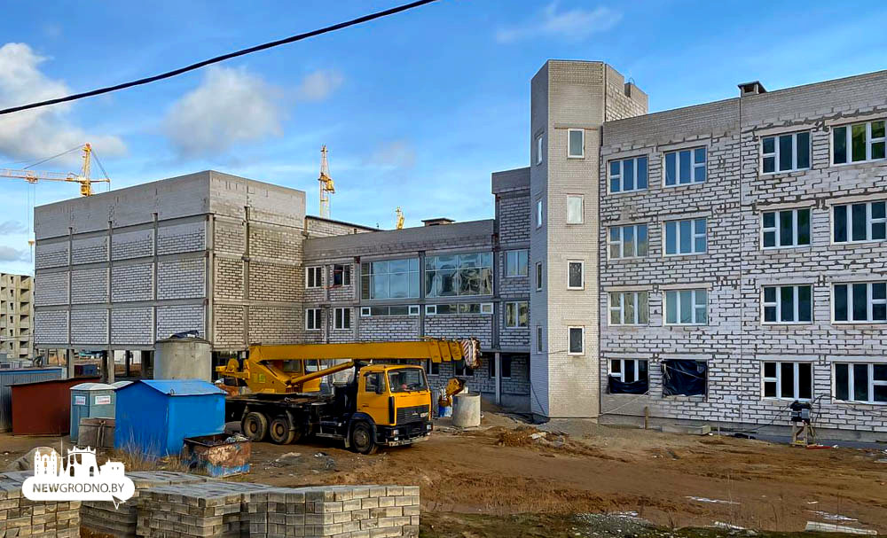 В Гродно строят самую большую школу области