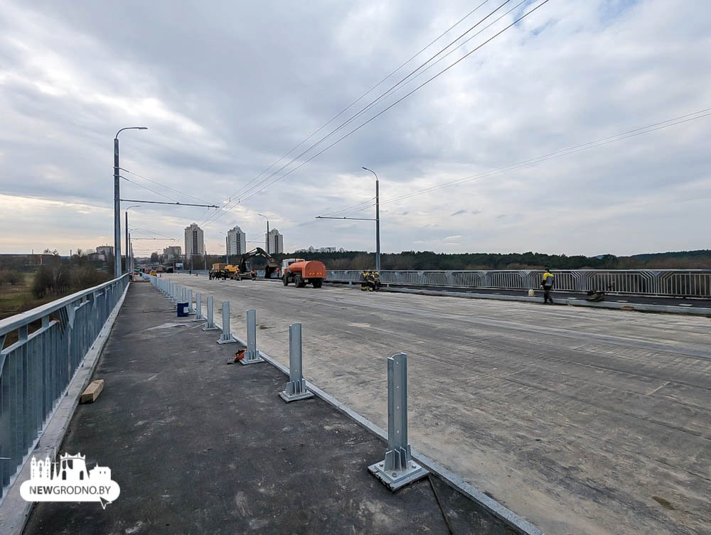 Новый мост в Гродно: последняя неделя до открытия