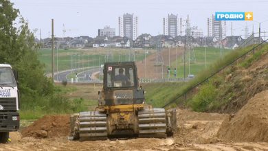 В Гродно продолжают строить магистраль от улицы Карского до Озерского шоссе
