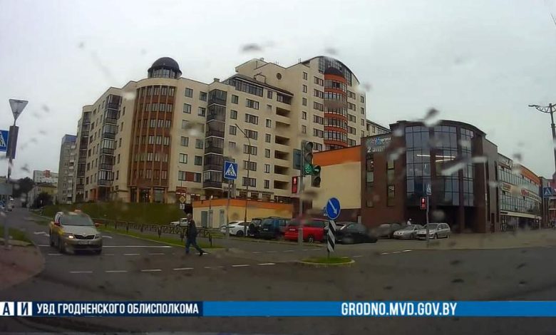 В Гродно задержали "синего" пешехода