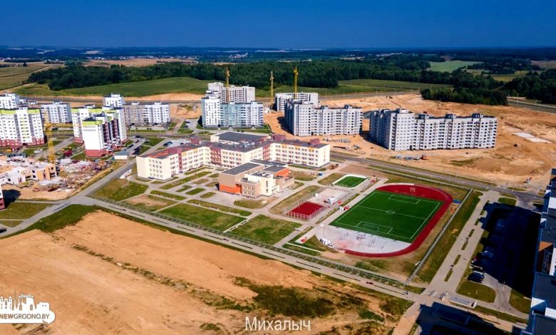 Главные стройки Гродно с высоты