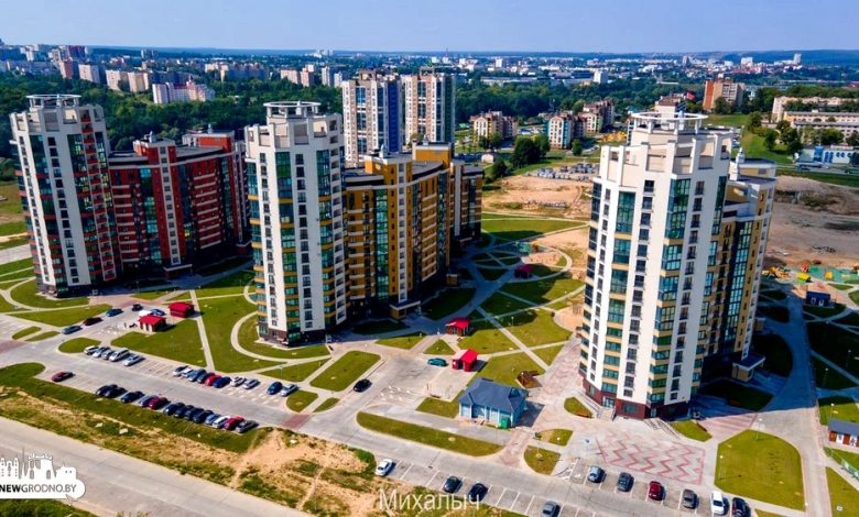 Главные стройки Гродно с высоты