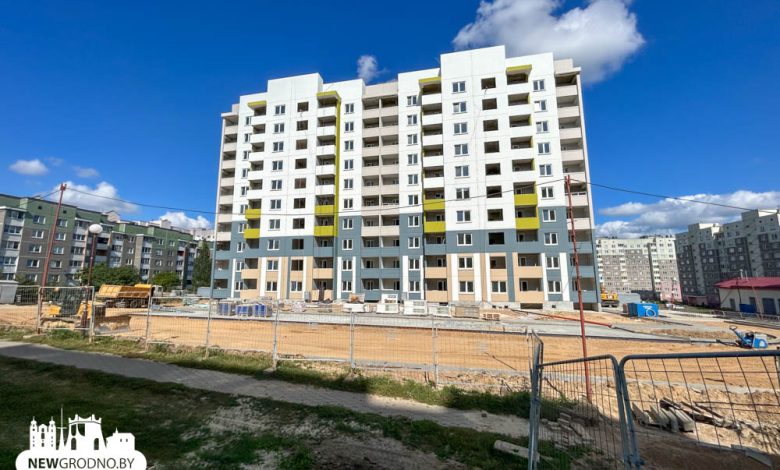 В Гродно в районе Белых Рос