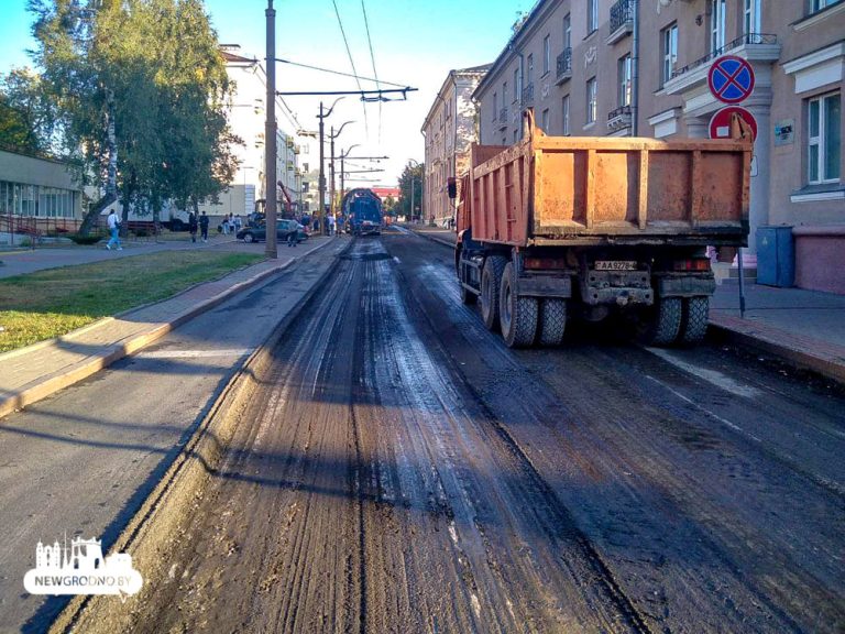 В Гродно продолжается ремонт дорог