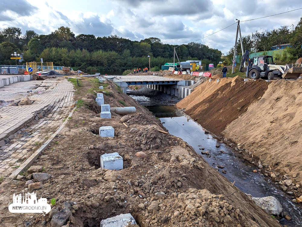 реконструкция моста в Гродно