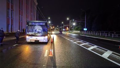 автобус насмерть сбил пешехода