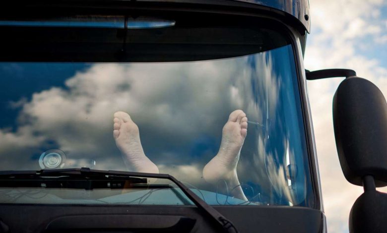 Белорусский водитель фуры