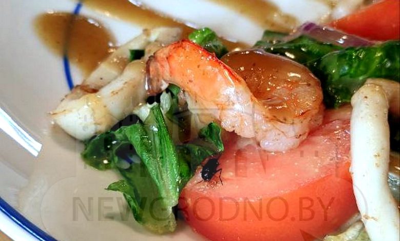 Муха в салате