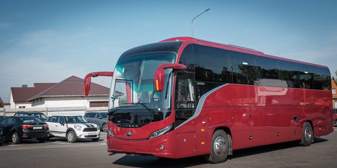 В Минск для продажи завезли китайские туристические автобусы Yutong