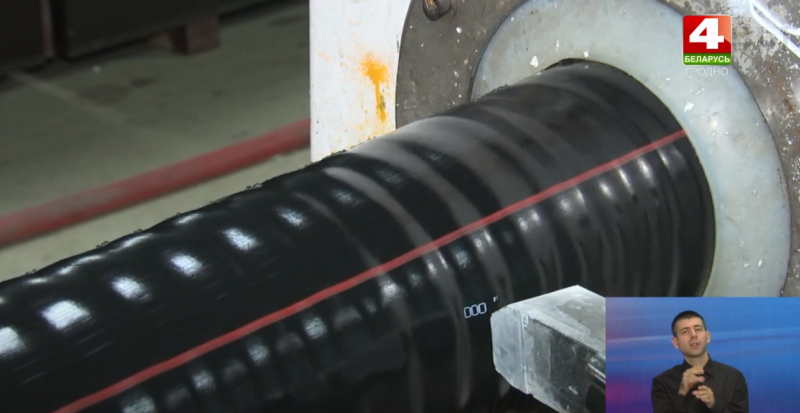В Дятлово начали производить энергосберегающие пластиковые трубы