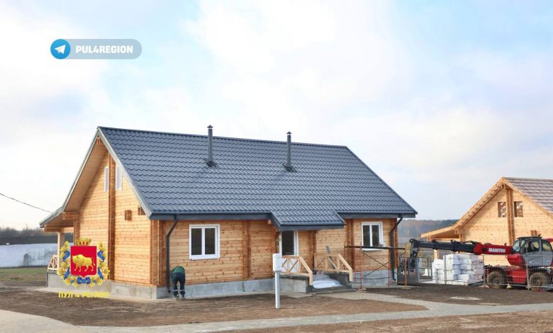Под Гродно строят новые деревянные дома от местных лесхозов