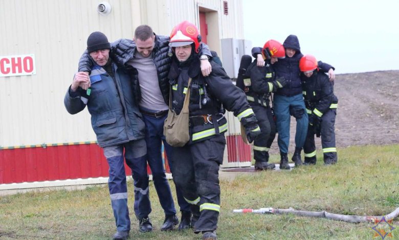 Сразу в четырех районах Гродненской области для спасателей провели внезапные учения