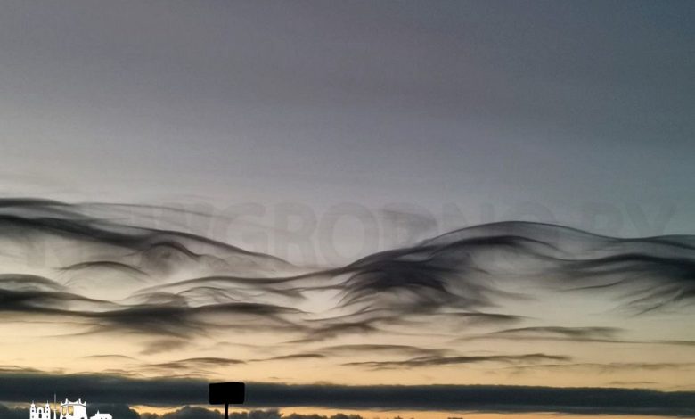 Рядом с Гродно заметили облака невероятной красоты