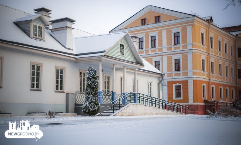 Гродно в воскресенье засыпало снегом