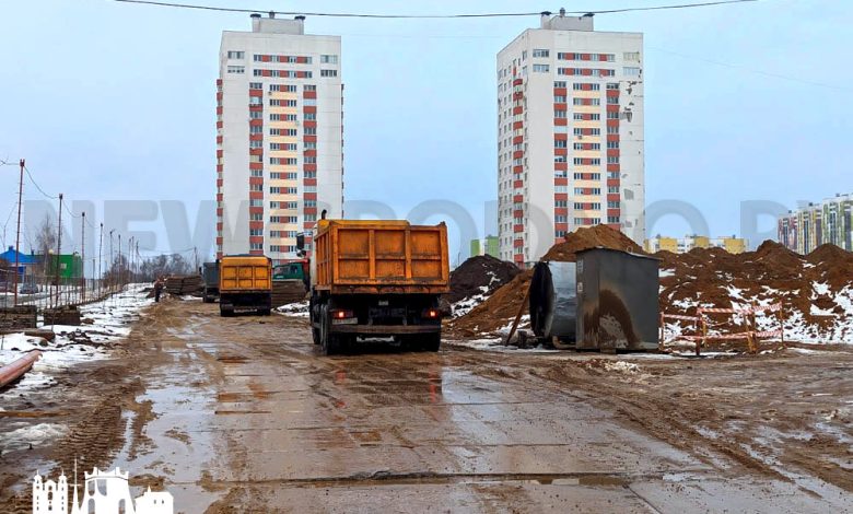 В Гродно в микрорайоне Девятовка начали строить жилой дом