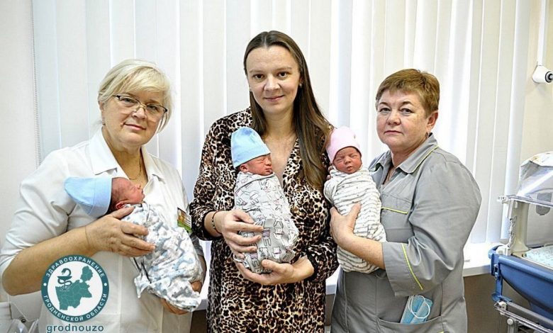 В Гродно в декабре родились сразу две тройни