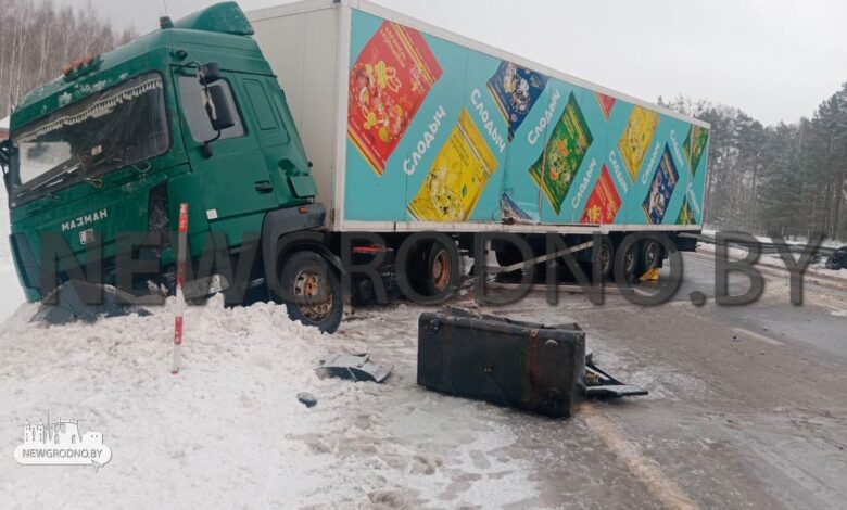 Серьезная авария на трассе Минск - Гродно