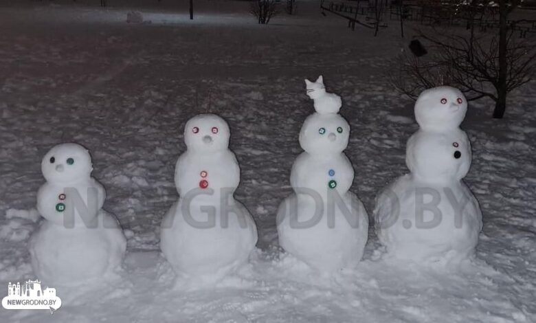 Снеговичок-качок