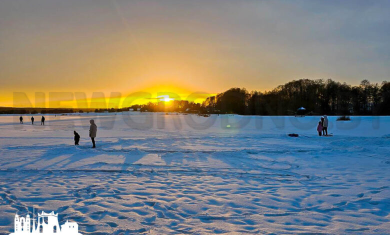 Гродненцы в воскресенье массово отдыхали на Юбилейном озере