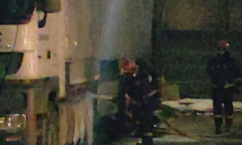 В Гродно на стоянке загорелась фура