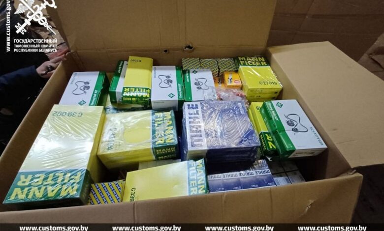 Перевозчик хотел провести огромное количество запчастей без растаможки и "попал" на штраф в 200 тыс. рублей