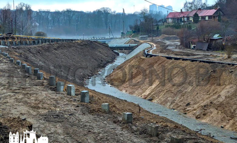 Долина Городничанки у замкового холма