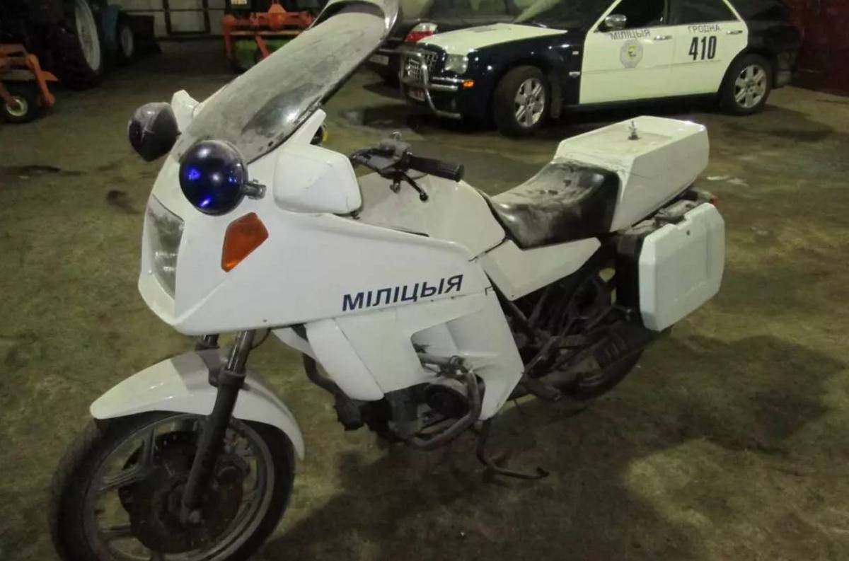 В Гродно продают милицейский мотоцикл