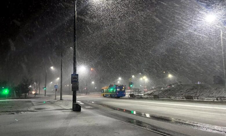 В Гродно вернулась зима