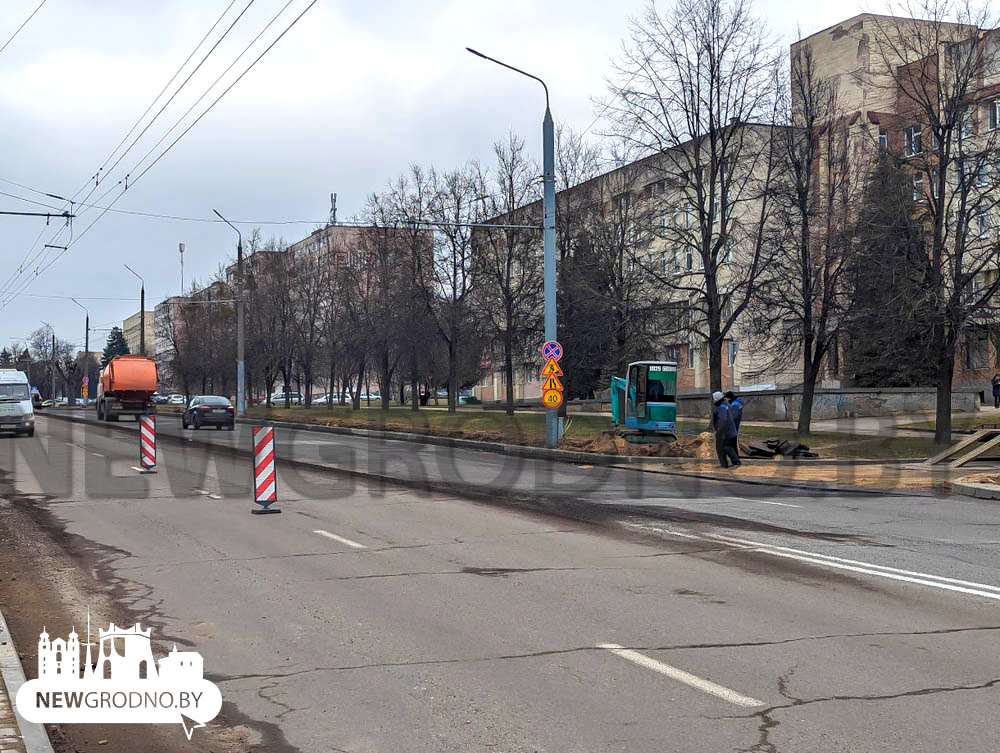 В Гродно на улице Врублевского вскоре обновят асфальт