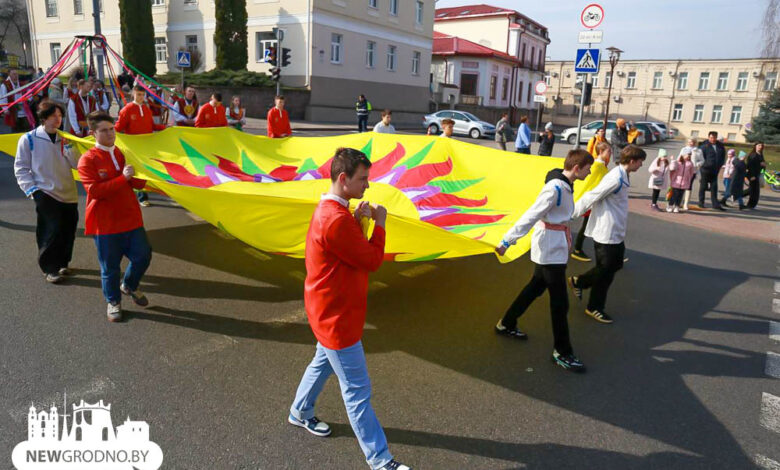 В Гродно в субботу встречали весну и отмечали Масленицу