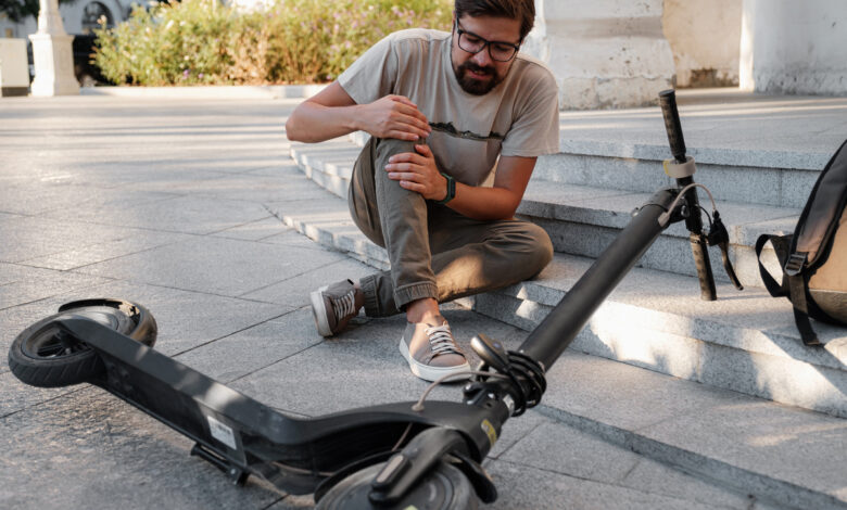 В Гродно в больницу попал электросамокатчик