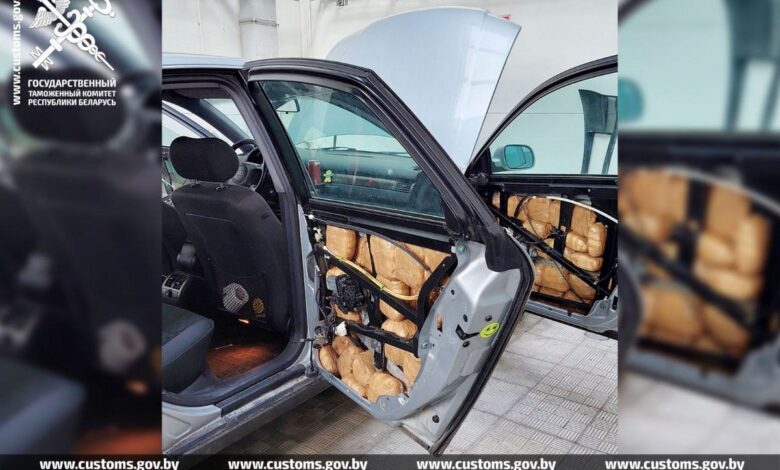 Литовец напичкал свою машину наркотиками и пытался проехать в Беларусь