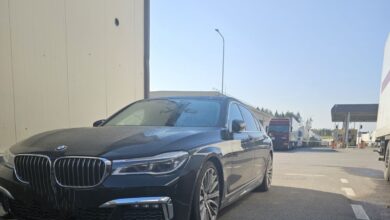 На границе с Беларусью литовцы задержали очень дорогой BMW