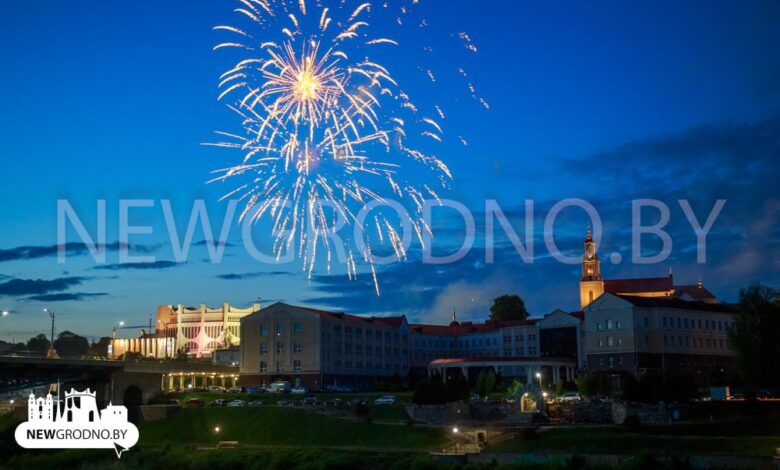 В милиции рассказали, сколько людей было в центре Гродно на 9 мая