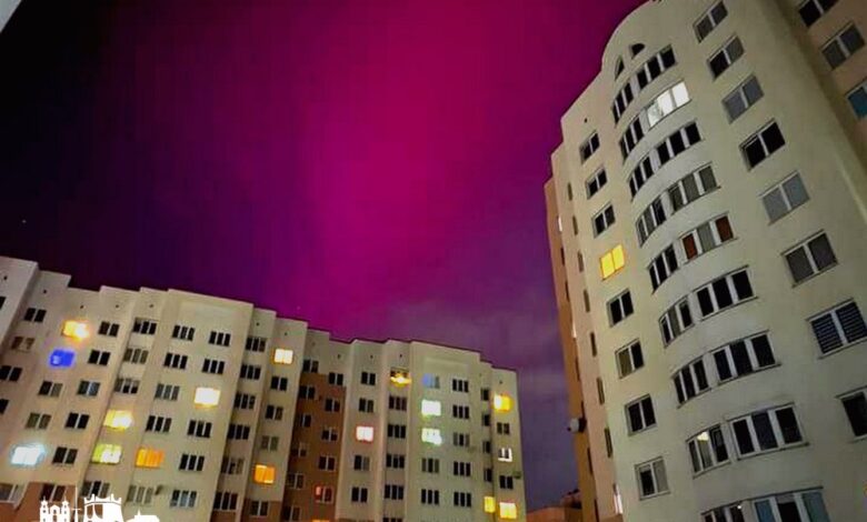 В Беларуси ночью заметили северное