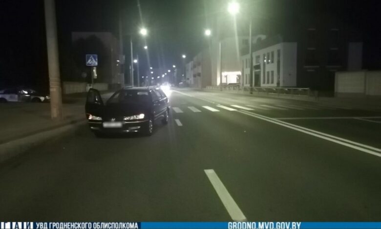 В центре Гродно ночью сбили пешехода