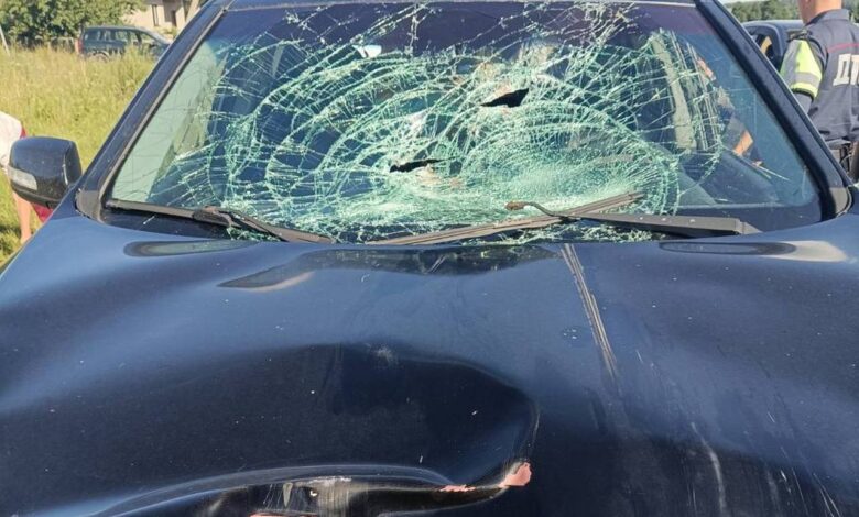 Под Волковыском велосипедист выехал под колеса легковушки