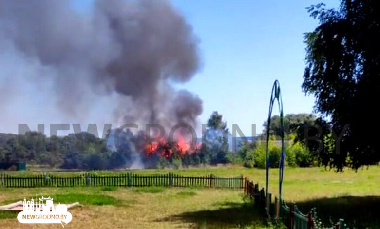 Сильнейший пожар в Гродно