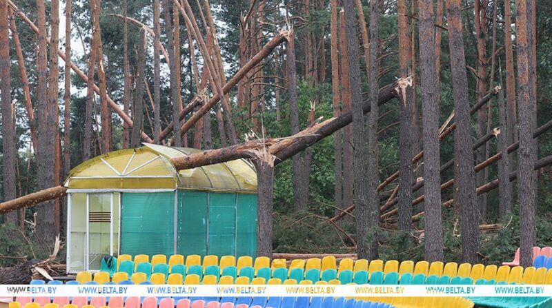 В детском лагере