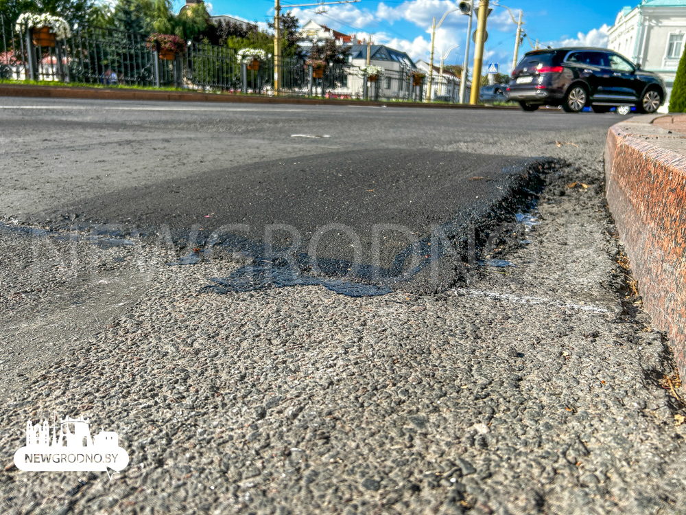 В центре Гродно появился «спящий»