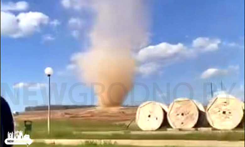 Смерч прогулялся по окраине Гродно