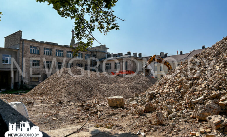 В Гродно снесли концертный зал