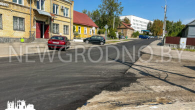 В Гродно на еще одной улице обновили асфальт