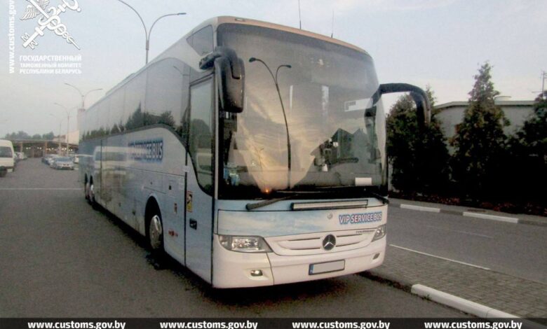 Ещё один автобус могут конфисковать на границе