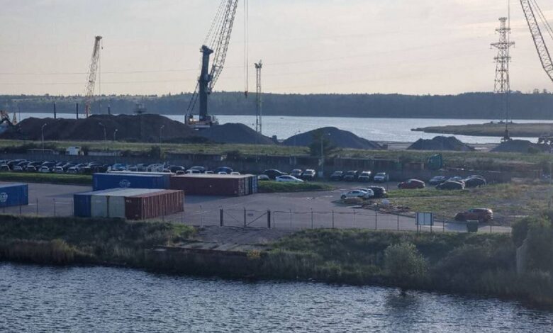 Посмотрите, как выглядит место в порту Клайпеды