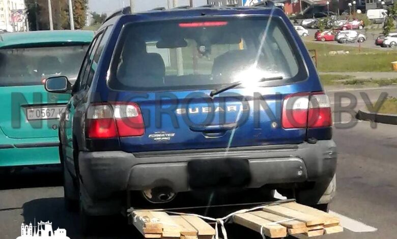 Очень странный способ перевозки