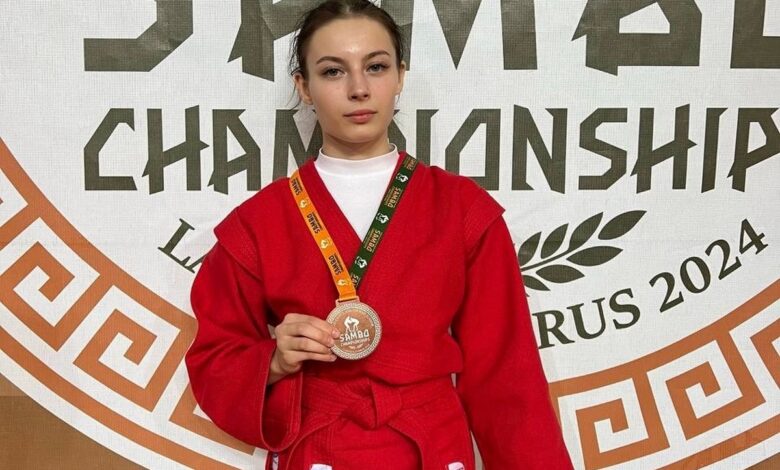Куц Диана из Гродно завоевала бронзу первенства мира по самбо