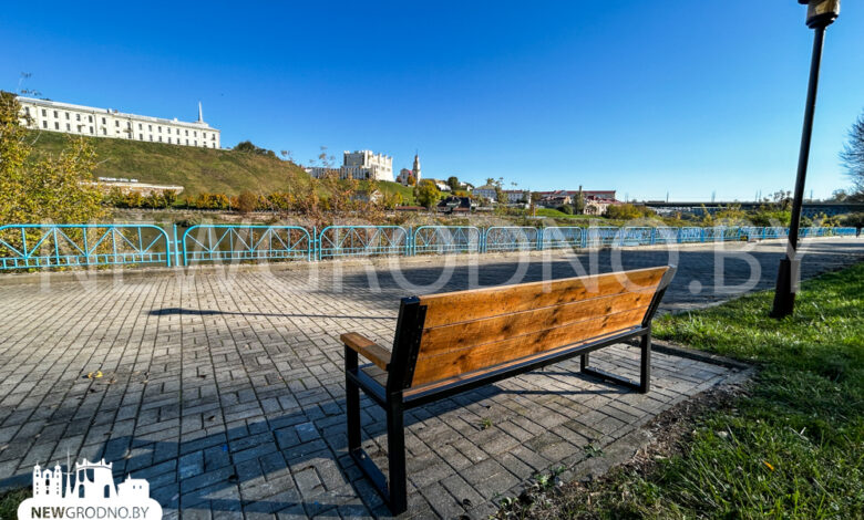 Сквер на Левонабережной в Гродно обновили