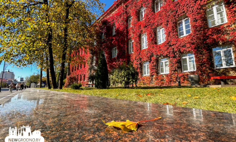 Гродно приоделся в золотые наряды