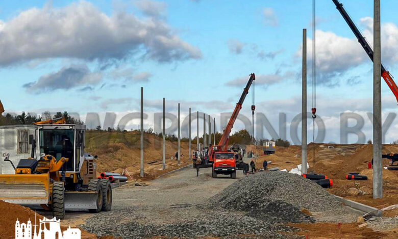 В Грандичах строят новую дорогу
